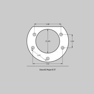 Dodge Challenger Brake Kit - Rear - Baer Brakes - SS4+ SDZ with 4-Piston S4 Caliper - Monster Green - `08-`23